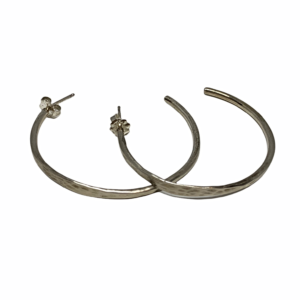 Handmade sterling silver earrings by Karyn Chopik | Effusion Art Gallery + Cast Glass Studio, Invermere BC