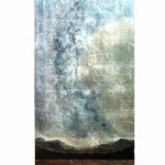 Sky Tower, mixed media landscape painting with resin by David Graff | Effusion Art Gallery + Cast Glass Studio, Invermere BC