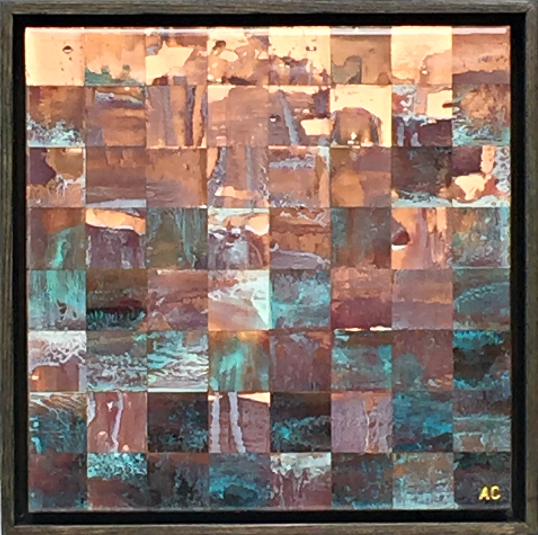 Copper mixed media art by Adam Colangelo | Effusion Art Gallery + Cast Glass Studio, Invermere BC