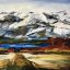 Taking the Long View, oil painting by Kimberly Kiel | Effusion Art Gallery + Cast Glass Studio, Invermere BC