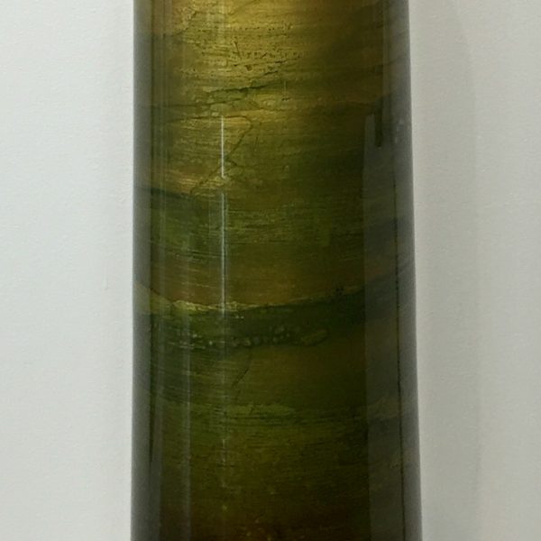 Green Gold Gilded Vase by David Graff | Effusion Art Gallery + Cast Glass Studio, Invermere BC