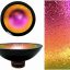 Multichrome Thing of Beauty 3331, dichroic glass bowl by Jo Ludwig | Effusion Art Gallery + Glass Studio, Invermere BC