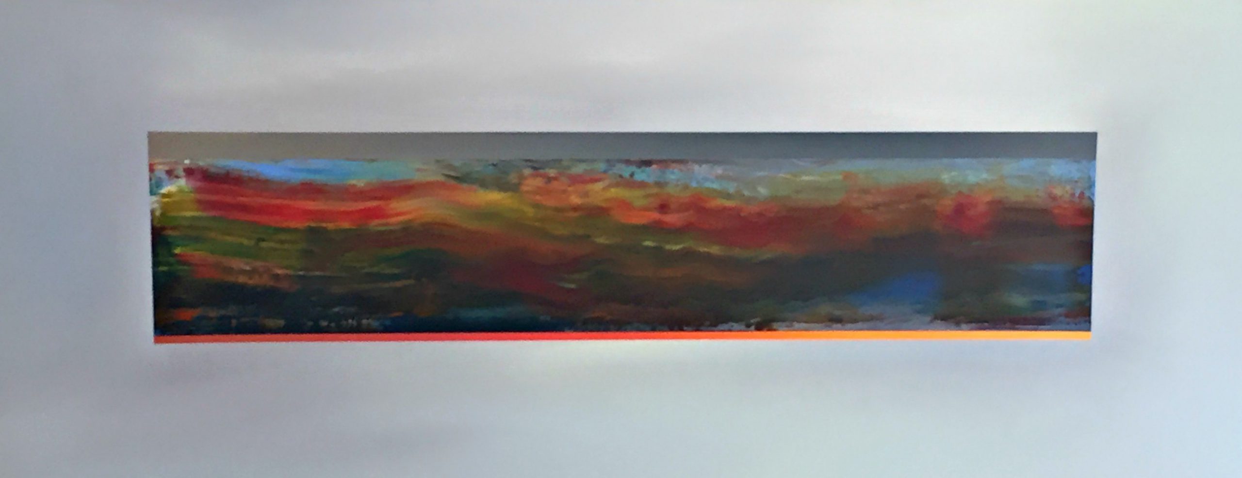 Internal Wave, acrylic painting by Joel Masewich | Effusion Art Gallery + Cast Glass Studio, Invermere BC
