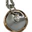 Sterling silver, bronze, + CZ pendant by Karyn Chopik | Effusion Art Gallery + Cast Glass Studio, Invermere BC