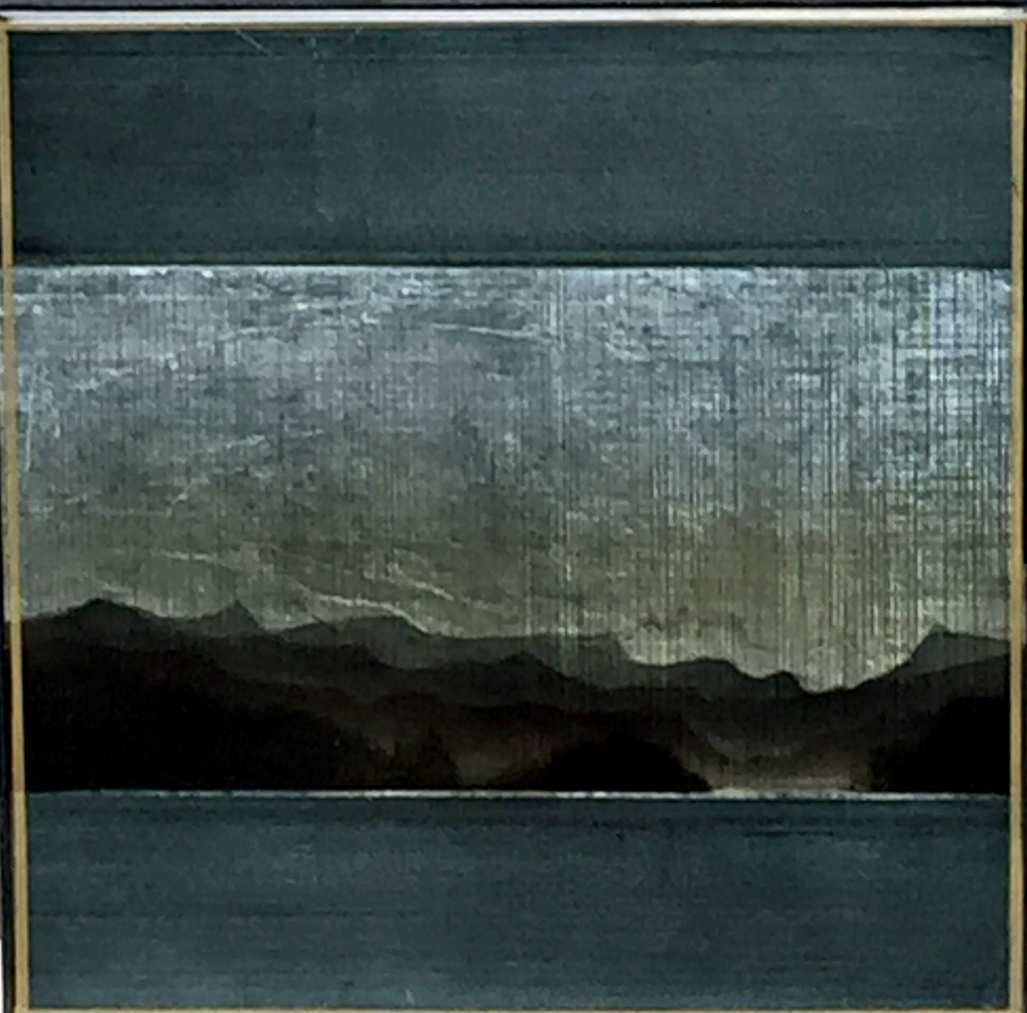 #170, mixed media landscape painting by David Graff | Effusion Art Gallery + Cast Glass Studio, Invermere BC