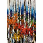 Leading Me Here, oil tree painting by Kimberly Kiel | Effusion Art Gallery + Cast Glass Studio, Invermere BC