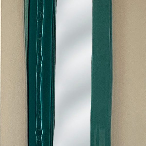 Reflections 8, cast glass mirror by Heather Cuell | Effusion Art Gallery + Cast Glass Studio, Invermere BC