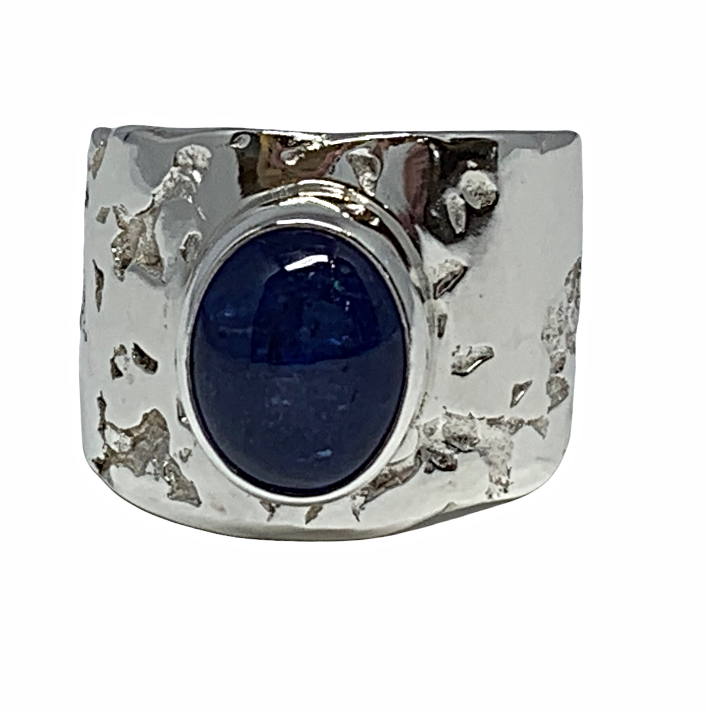 Sterling silver and tanzanite ring by A&R Jewellery | Effusion Art Gallery + Cast Glass Studio, Invermere BC