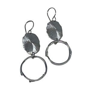 Handmade sterling silver earrings by A&R Jewellery | Effusion Art Gallery + Cast Glass Studio, Invermere BC