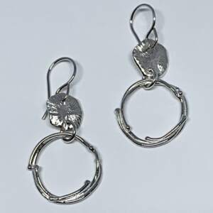 Sterling silver earrings by A&R Jewellery | Effusion Art Gallery + Cast Glass Studio, Invermere BC
