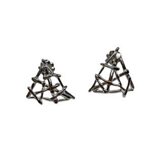 Handmade sterling silver earrings by A&R Jewellery | Effusion Art Gallery + Cast Glass Studio, Invermere BC