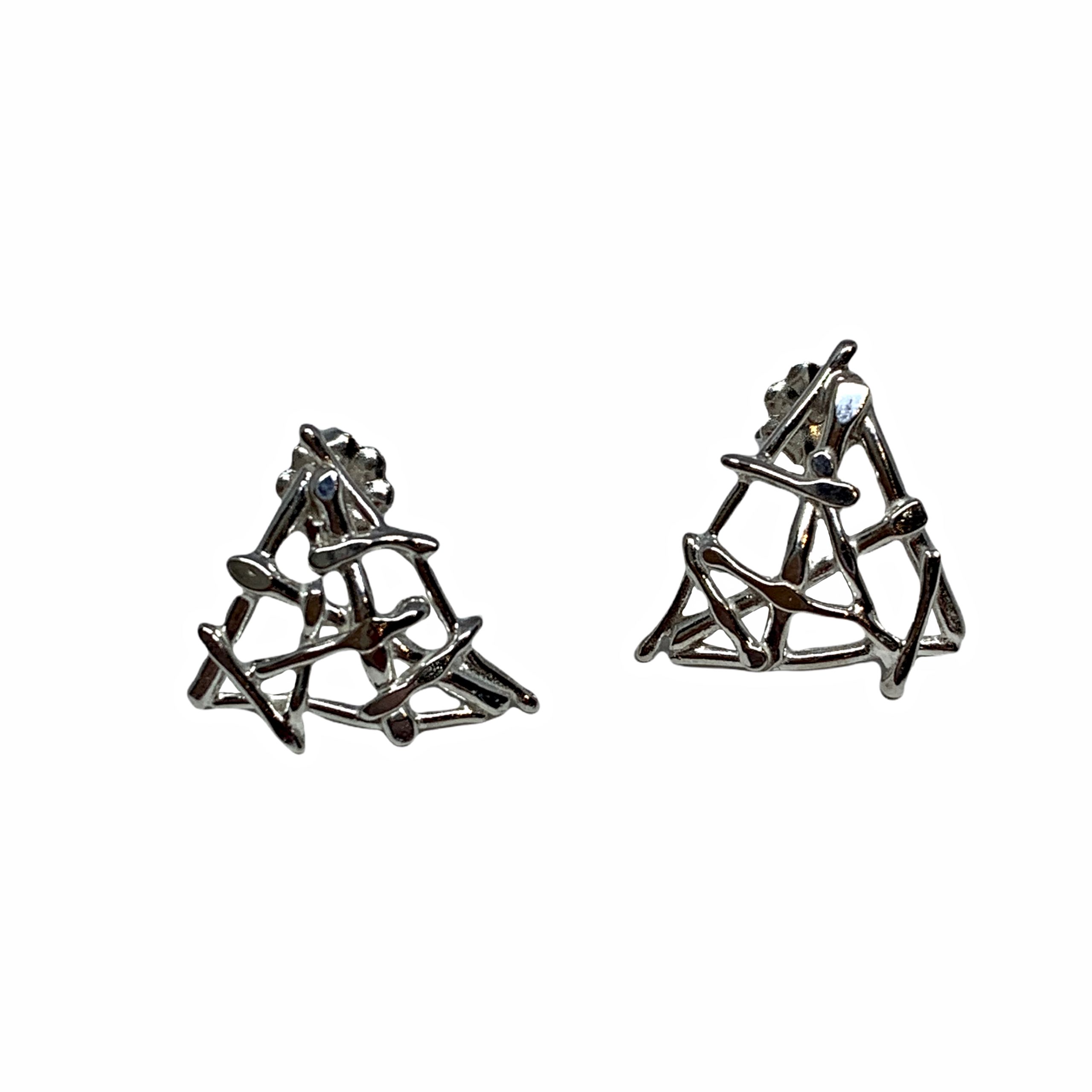 Handmade sterling silver earrings by A&R Jewellery | Effusion Art Gallery + Cast Glass Studio, Invermere BC