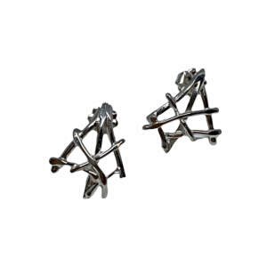 Handmade sterling silver earrings by A&R Jewellery | Effusion Art Gallery + Cast Glass Studio, Invermere BC