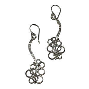Handmade sterling silver earrings by A&R Jewellery | Effusion Art Gallery + Cast Glass Studio, Invermere BC