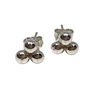 Handmade sterling silver earrings by A&R Jewellery | Effusion Art Gallery + Cast Glass Studio, Invermere BC