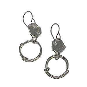 Handmade sterling silver earrings by A&R Jewellery | Effusion Art Gallery + Cast Glass Studio, Invermere BC