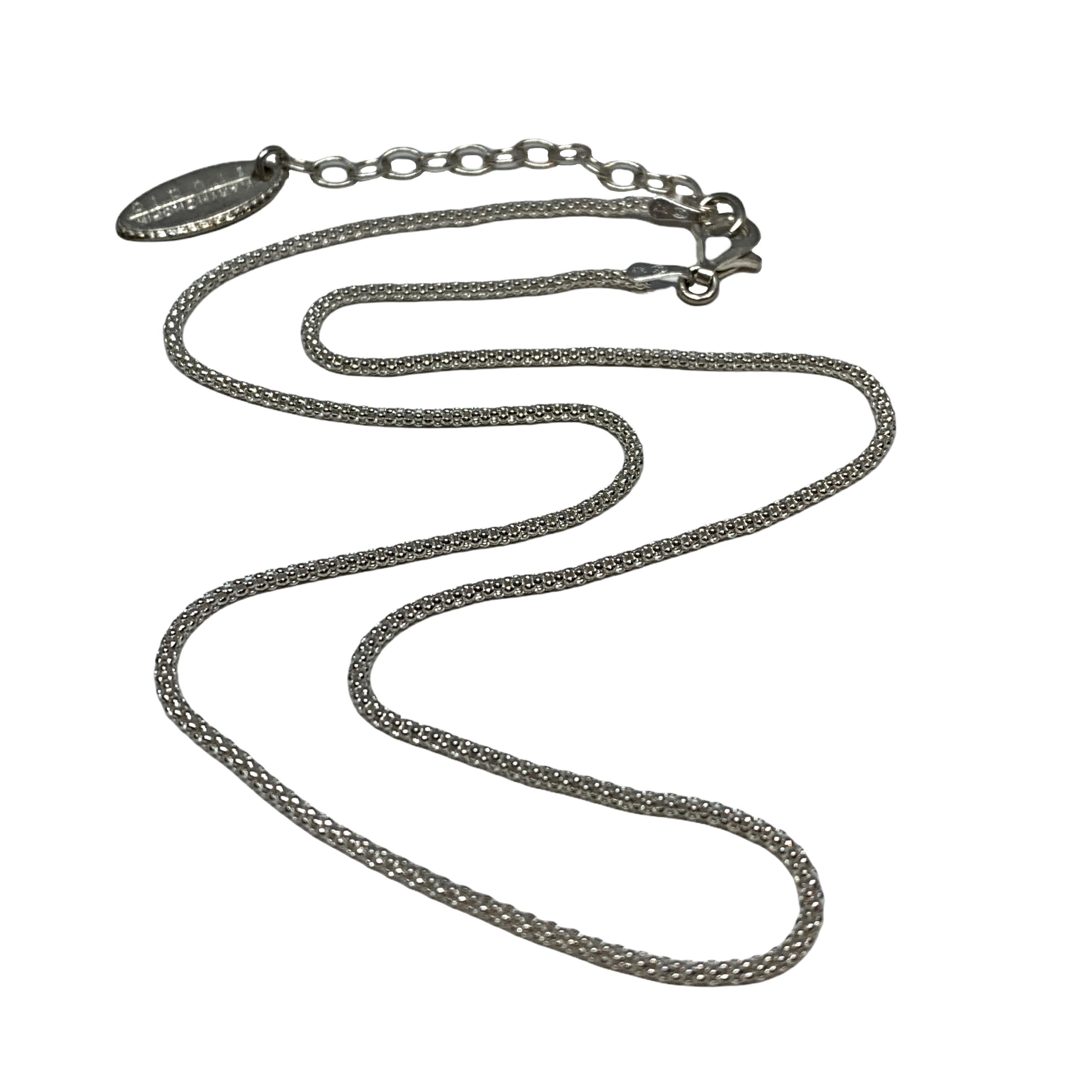 Sterling silver chain by Karyn Chopik | Effusion Art Gallery + Cast Glass Studio, Invermere BC