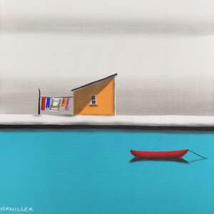 The Wilds of Winter, mixed media landscape painting by Natasha Miller | Effusion Art Gallery + Cast Glass Studio, Invermere BC