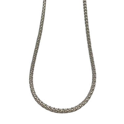 Sterling silver chain by Karyn Chopik | Effusion Art Gallery + Cast Glass Studio, Invermere BC