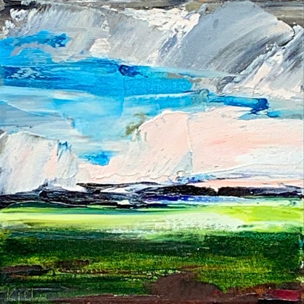 I'll Meet You Here 14, oil landscape painting by Kimberly Kiel | Effusion Art Gallery + Cast Glass Studio, Invermere BC