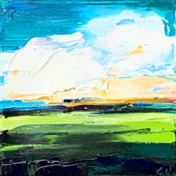 I'll Meet You Here 7, oil landscape painting by Kimberly Kiel | Effusion Art Gallery + Cast Glass Studio, Invermere BC