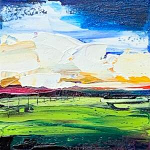 I'll Meet You Here 8, oil landscape painting by Kimberly Kiel | Effusion Art Gallery + Cast Glass Studio, Invermere BC