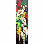 I'm So Glad it's You, mixed media floral painting by Kimberly Kiel | Effusion Art Gallery + Cast Glass Studio, Invermere BC