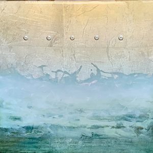 15-11, mixed media ocean painting by David Graff | Effusion Art Gallery + Cast Glass Studio, Invermere BC