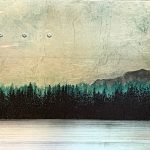 15-4, mixed media landscape painting by David Graff | Effusion Art Gallery + Cast Glass Studio, Invermere BC