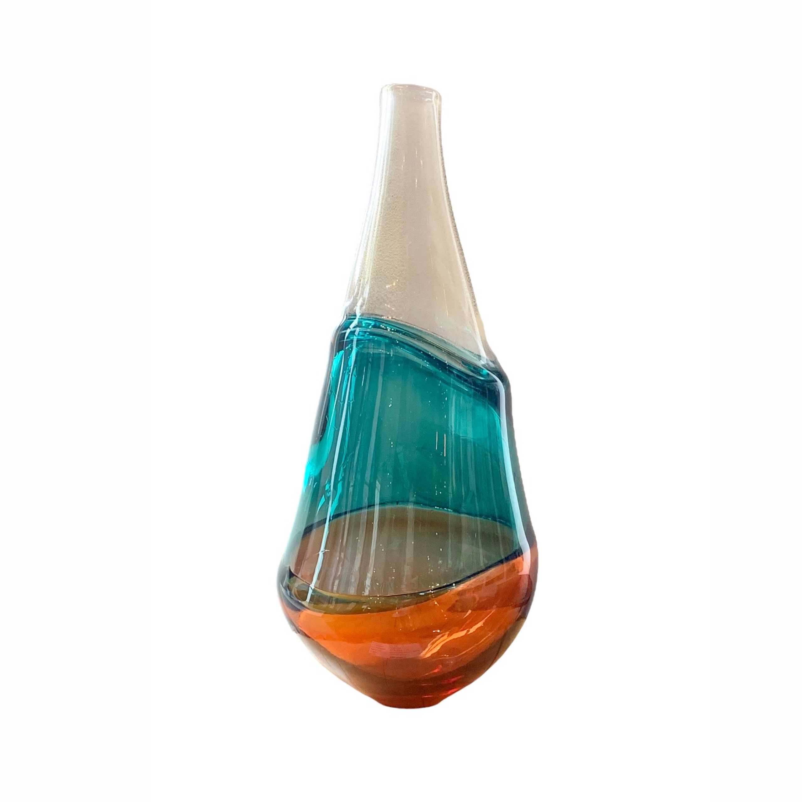 Aergia Vase, blown glass vase by Hayden MacRae | Effusion Art Gallery + Cast Glass Studio, Invermere BC