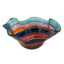 Colors of a Winter Melt, blown glass bowl by Hayden MacRae | Effusion Art Gallery + Cast Glass Studio, Invermere BC