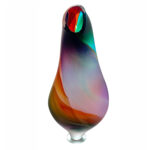Dancing Silks, blown glass vase by Hayden MacRae | Effusion Art Gallery + Cast Glass Studio, Invermere BC