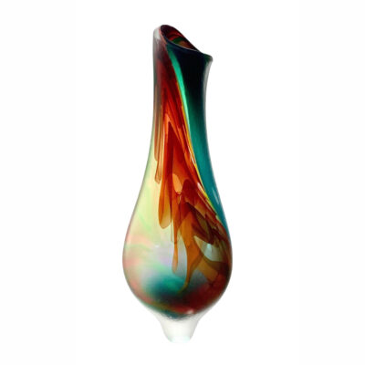 From the North, blown glass vase by Hayden MacRae | Effusion Art Gallery + Cast Glass Studio, Invermere BC