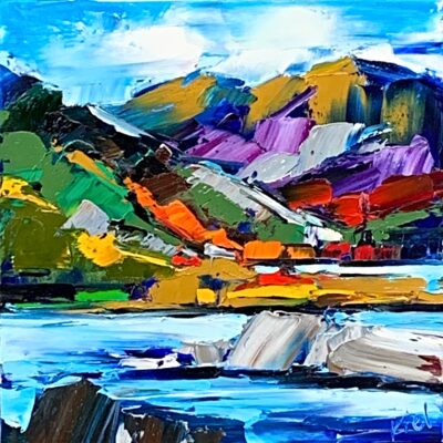 When the Magic Hits 4, original oil landscape painting by Kimberly Kiel | Effusion Art Gallery, Invermere BC