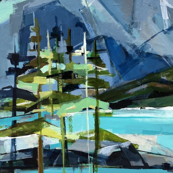 Beautiful Gifts, acrylic landscape painting by Katie Leahul | Effusion Art Gallery + Cast Glass Studio, Invermere BC