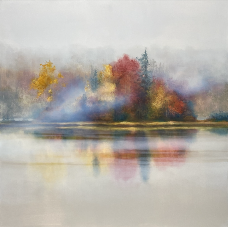 Autumn Lakeside by Jane Bronsch, 48