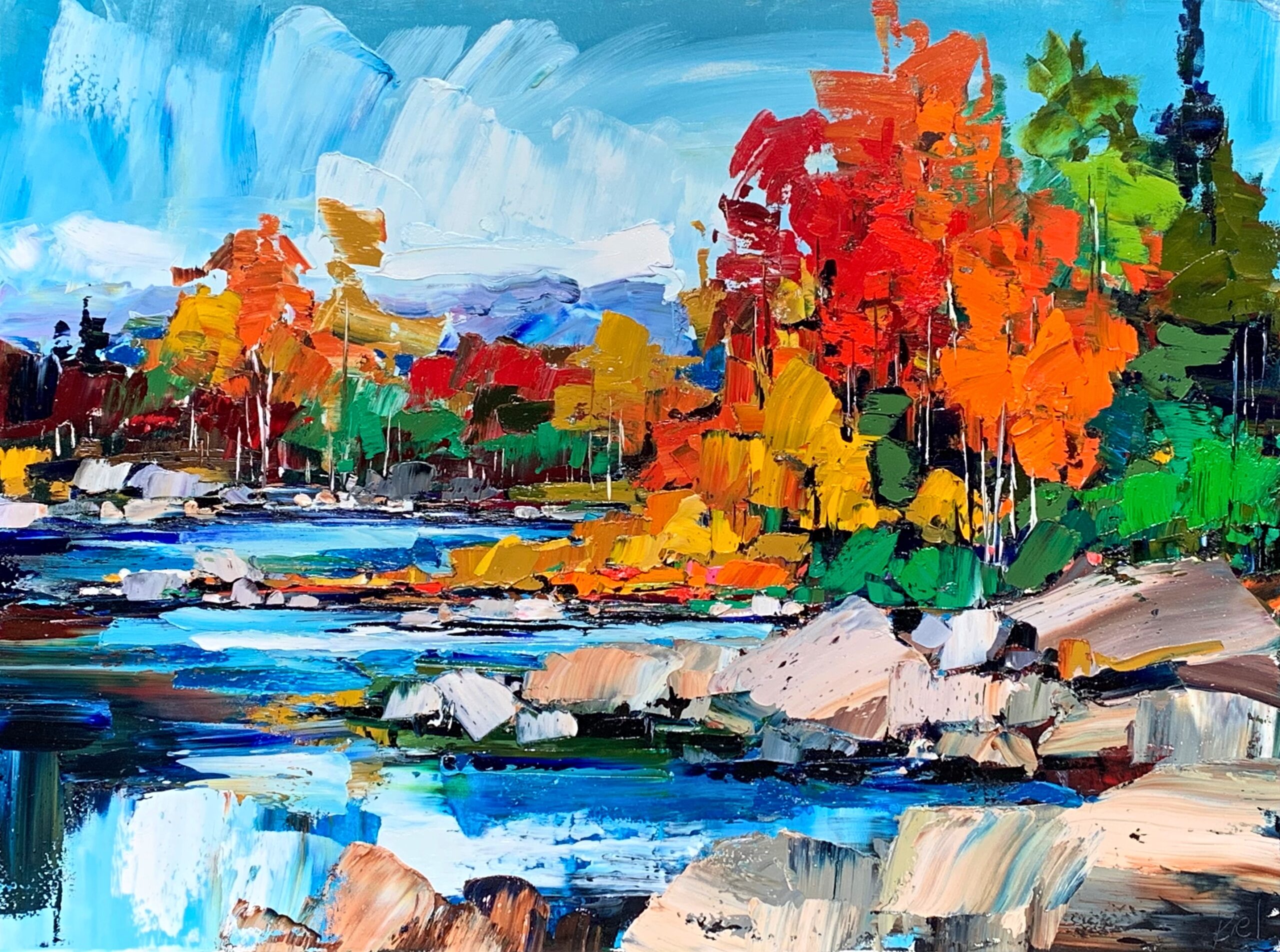 This Too Shall Pass, oil landscape painting by Kimberly Kiel | Effusion Art Gallery, Invermere BC