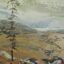 Resources, mixed media tree + mountain landscape painting by Michel St. Hilaire | Effusion Art Gallery, Invermere BC