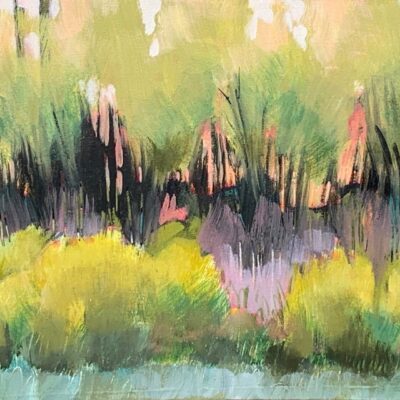 Returning to My Favourite Places, landscape painting by Eleanor Lowden | Effusion Art Gallery, Invermere BC