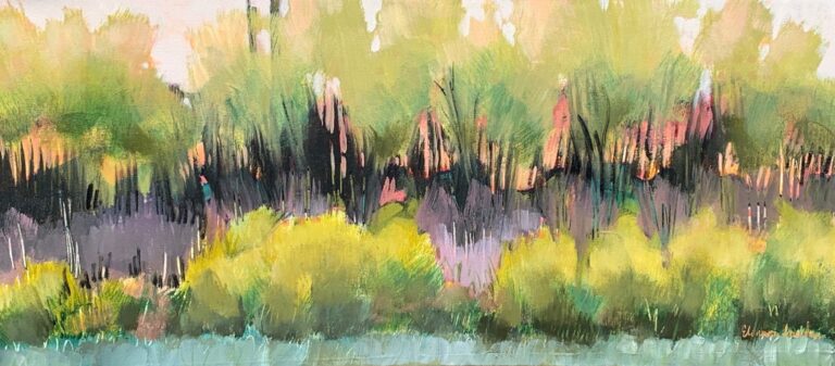 Returning to My Favourite Places, landscape painting by Eleanor Lowden | Effusion Art Gallery, Invermere BC