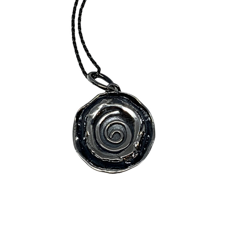 Handmade silver necklace by A&R Jewellery | Effusion Art Gallery, Invermere BC