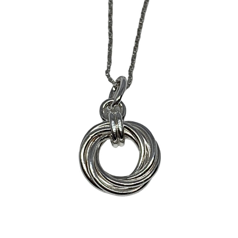 Handmade silver necklace by A&R Jewellery | Effusion Art Gallery, Invermere BC