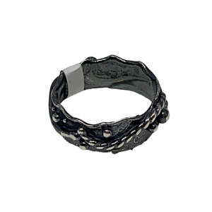 Handmade silver ring by A&R Jewellery | Effusion Art Gallery, Invermere BC