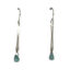 Handmade silver + blue zircon earrings by A&R Jewellery | Effusion Art Gallery, Invermere BC