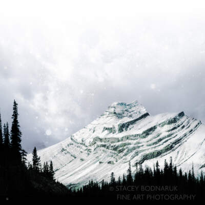 Inner Beauty Rockies, composite photograph by Stacey Bodnaruk at Effusion Art Gallery in Invermere, BC.