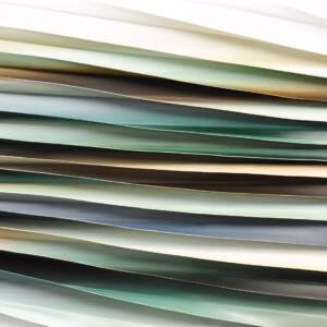 Le douceur de nos sentiments, original 3-D abstract painting by Canadian artist Melanie Giguere at Effusion Art Gallery in Invermere, BC.